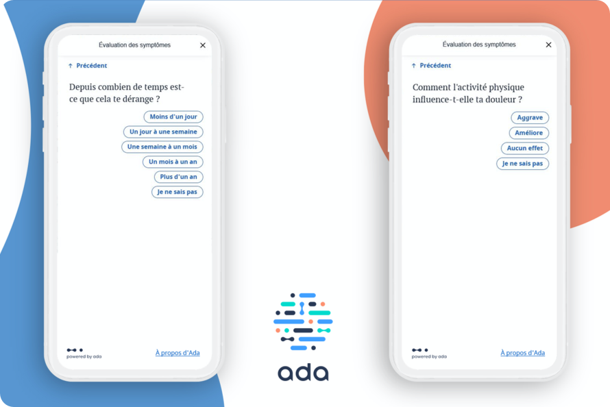 Utiliser Ada Health
